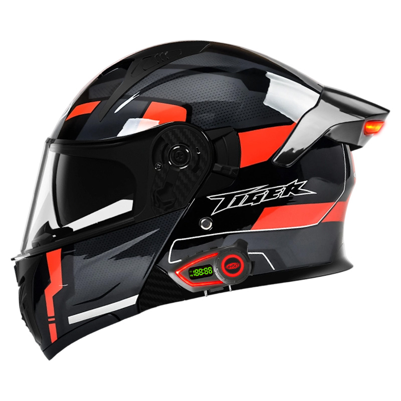 LED Intelligence Tail Light Mo - Full Face Motorcycle Helmet With Bluetooth 评论和价格