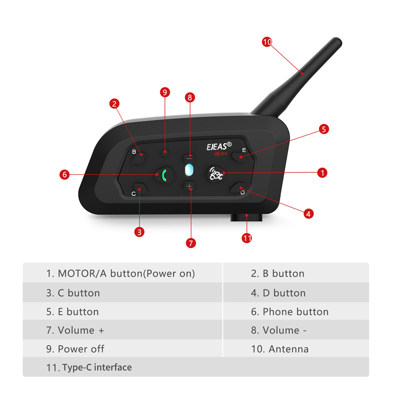 NewEjeas V6 Pro Full Duplex Mo - Motorcycle Helmets 评论和价格