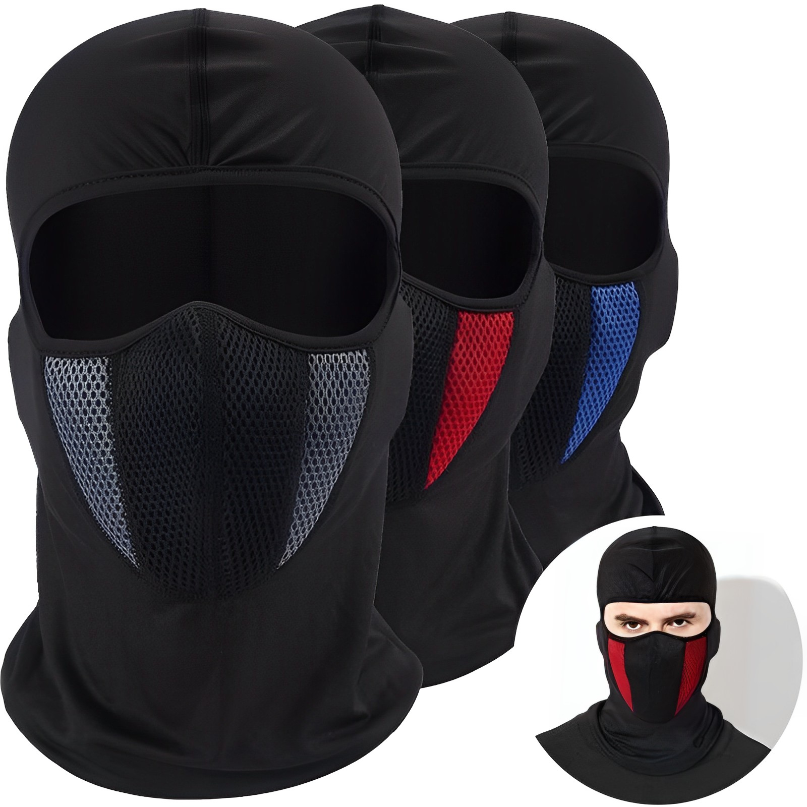 Breathable Balaclava Motorcycl - Full Face Motorcycle Helmet With Bluetooth 评论和价格