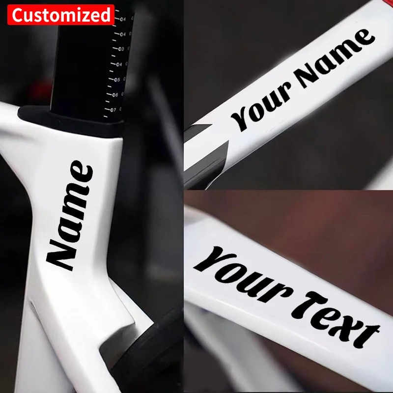 1PC Custom Bicycle Stickers Fr - Motorcycle Helmets 评论和价格