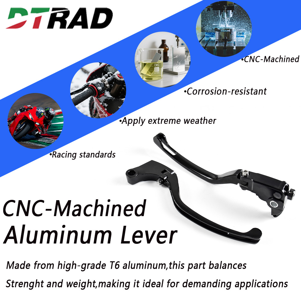 Motorcycle CNC Folding Clutch  - Cnc Aluminum Adjustable Brake Clutch Levers 评论和价格
